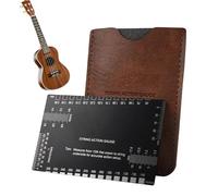 Jauge D'action De Guitare | Outil De Mesure De Précision Rapide - Outil Pour Cordes De Guitare Avec Échelles Métrique Et Impériale - Pour Ajustement Du Manche Du Sillet Réparation Trémolo Cour