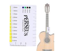 Jauge d'action des Cordes de Guitare Règle de jauge en PVC Multifonction