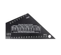 Jauge d'action pour cordes de guitare - Règle de hauteur - Guide de nivellement des frettes - Outil de luthier haute précision