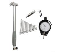 Jauge d'alésage pour mesure du diamètre intérieur, plage de 50 à 160 mm, précision de 0,01 mm, fonctionne avec la norme pour les indicateurs à cadran et les accessoires