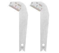 Jauge D'angle de Foret à 118 Degrés, Jauge D'affûtage de Foret, Mesure de Lame Métallique, Affûteur, Outil D'inspection 2 Pièces