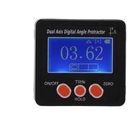 Jauge d'angle numérique, rapporteur d'angle numérique à deux Axes avec rétro-éclairage et Base magnétique pour la menuiserie et la maçonnerie