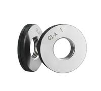 Jauge d'anneau de filetage de précision, testeur de filetage de tuyau G-G1/16 G1/8 G1/4 G3/8 G1/2 G3/4-outil en acier à haute dureté, 1 pièce(G1-1-2)