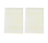 Jauge d'azimut VTA Haute précision, règle d'alignement VTA en Plastique Transparent de qualité supérieure pour réglage du Bras de Lecture du Tourne-Disque 2 pièces 67x48x8mm