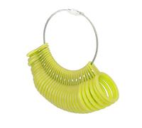 Jauge de bague en plastique léger professionnel pour homme et femme (vert)
