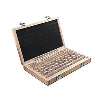 Jauge de bloc 103 pièces/ensemble 1 Grade 0, Instruments de mesure de jauge de bloc d'inspection de jauge de bloc d'étrier de qualité(1 grade)