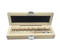 jauge de bloc Bloc d'inspection micrométrique en acier, 0-25 mm, 10 pièces/boîte, ensemble de jauges de mesure(2 grade)