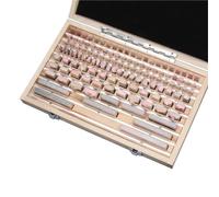 jauge de bloc Calibre de bloc de 0,5 à 100 mm, 122 pièces/ensemble, ultra-haute précision : 0,0001 mm, section d'inspection, étalonnage du pied à coulisse