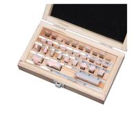 jauge de bloc Calibre de bloc de 32 pièces/ensemble 1,005-50 mm, ultra-haute précision : 0,0001 mm, section d'inspection, étalonnage du pied à coulisse