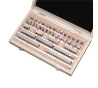 jauge de bloc Calibre de bloc d'inspection de 38 pièces/ensemble, calibre de 1 à 100 mm, calibre de 1 à 0, for étalonnage(0 grade)