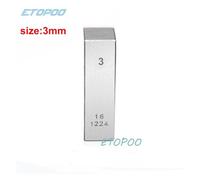 Jauge De Bloc En Acier Précision, Parallèle À Broche, Mesure, Outils Tour, 1mm 2mm 3mm 4mm 5mm 6mm 7mm 8mm 9mm 10mm Pour des mesures rapides(3mm block gauge)