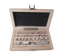 Jauge de bloc haute précision 1.005-50mm, 32 pièces/ensemble, grade 0, ensemble jauges section, d'outils d'étrier mesure(0 grade)