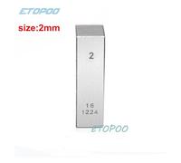 Jauge de bloc, Jauge De Bloc En Acier Précision, Parallèle À Broche, Mesure, Outils Tour, 1mm 2mm 3mm 4mm 5mm 6mm 7mm 8mm 9mm 10mm(2mm block gauge)