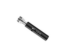 Jauge de bouchon de filetage de tuyau conique et jauge d'anneau de filetage, outil de mesure NPT for une Inspection précise du filetage 1 pièce(Npt 2-11.5 head Gauge)