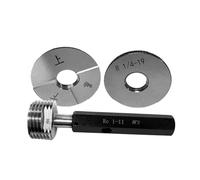 Jauge de bouchon de filetage de tuyau conique-jauge à anneau de filetage R 55 degrés RC/R de filetages 1/8, 1/16-28, 1/2-14, 1/4-19， 1 pièce(1/4-11 RC1 Pipe Plug Gauge)