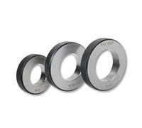 jauge de bouchon filetage tuyau conique Jauge à bouchon brillant H7, anneau lisse, Go no go, mesure du diamètre intérieur, outils de test 2-30mm(21-H7,Ring gauge)