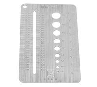 Jauge de boulon d'acier inoxydable de plaque de jauge à vis pour la vérification mécanique des boulons et des écrous