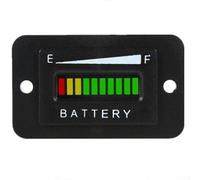 Jauge de carburant de batterie acide avec affichage LED 3 couleurs et identification automatique de la tension pour véhicules électriques (36 V)