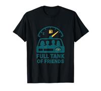 Jauge de Carburant Full Tank of Friends Road Trip T-Shirt