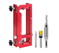 Jauge de charnière de porte cachée - 2 en 1 - Compatibilité polyvalente des charnières - Accessoires de travail du bois - Charnière de porte d'armoire - Pour les travailleurs du bois, les bricoleurs