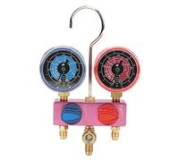 Jauge de collecteur de diagnostic Mini G1/4 Bouton en métal Outil de climatisation pour réfrigérant R22 R32 R410A Compact Portable Durable Qualité professionnelle HVAC Équipement