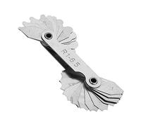 Jauge de Congé de Rayon, Ensemble de Jauge de Rayon en Acier Inoxydable Outil de Mesure Convexe Concave Interne Externe Pour Vérification Des Fabricants D'outils et de Matrices(R1-6.5MM)
