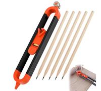 Jauge de Contour,Jauge Contour avec Serrure,Duplicateur de Forme,Jauge Contour avec Verrouillage,Jauge Contour Irrégulier avec 5 Crayons,Jauge Contour Précise,Contour Gauge Duplicator