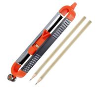 Jauge de Contour Règle avec Serrure, Jauge de Duplication de Contour pour copier avec précision la forme irrégulière, Règle de Traçage de Profil avec Crayon pour Travail du Bois