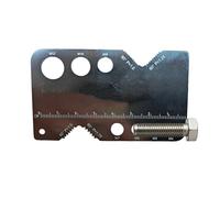 Jauge de Contrôle de Filetage | Règle Portable en Acier Inoxydable,Jauge de Filetage pour Écrous et Vis,pour Mécaniciens Ingénieurs Travail des Métaux Plomberie Atelier Travail du Bois