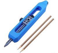 Jauge de copie de contour pour une utilisation dans la disposition du carrelage, la mesure du sol, la menuiserie et le montage de plinthes avec fonctionnement manuel (B)