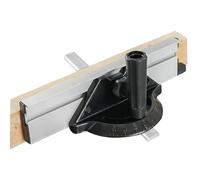Jauge de coupe du bois : règle à onglet réglable, guide de précision pour scie circulaire | Bloc de poussée d'atelier robuste avec support en métal pour coupes droites ou bevelées sur le