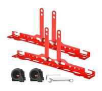 Jauge de courbe magnétique de voiture : voie précise de la roue jauge d'axe, outil d'alignement réglable | Support professionnel de direction pédale de frein pour camions Mainteni