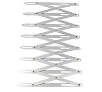 Jauge de couture en aluminium avec design extensible pour boutonnière exacte et espacement des plis jusqu'à 61 cm pour un travail de couture détaillé