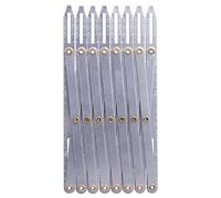 Jauge de Couture en Aluminium Simflex, Règle de Jauge de Couture à Longueur Réglable pour Plis pour Plis