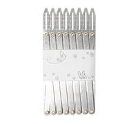 Jauge de couture étendue, jauge de couture extensible, guide de bouton égal, séparateur de bouton plissé en métal, outil de couture pour matelassage et loisirs créatifs