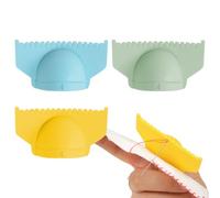 Jauge de couture, gabarit de couture 0,3/0,4 cm, multifonction, aiguille à tricoter, règle pour doigts, en silicone avec guide pour le pouce, pour femmes, débutants