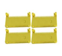 Jauge de de bord, outil de d'ourlet de 3 mm/4 mm, 2,3 x 1,5 x 0,39 pouces, ensemble de 4 serrures de avec matériau robuste, accessoire de, outil de jauge avec un design