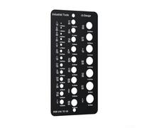 Jauge de diamètre en acier inoxydable de grande taille métrique pour impérial 1/16 à 1/2