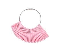 Jauge de dimensionnement de bague experte |Outil de mesure de bijoux de haute précision pour les fabricants/travailleurs/magasins |Conception en métal et plastique rose, kit de