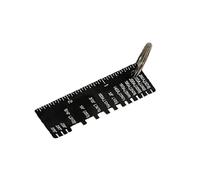 Jauge de fil portable en acier inoxydable double face pour inspection, mesure, outil de soudage