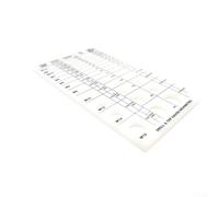 Jauge de filetage à 42 trous pour mesure métrique et SAE de la taille, guide de perçage et de taraud avec numéro de lot, outil en plastique