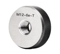 Jauge de filetage à gauche, 1 jeu d'outils de mesure métriques non standard à dents fines M2-M50 6e M2M3M4M5M6M8M12M18M20M22M24M27-M50(M8x1.25 6e Tz)