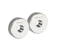 Jauge de filetage à gauche, Jauge de pas/non-passage M2-M30, métrique, précision 6 g, vis externe, outil test pas fin, 2 pièces(M10 X 1)