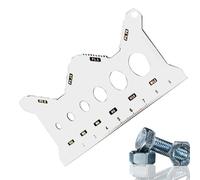 Jauge de filetage de boulon d'écrou - Identification antirouille double face, outil de mesure de précision | Standard industriel pour le montage de machines, l'atelier de réparation, le génie civil