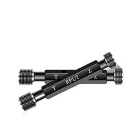 Jauge de filetage de tuyau droit RP, outil de mesure de filetage de précision for RP 1/8, 3/8, 1/2, 3/4, 1 '', 2'', 1 pièces(Rp 1/2 RP Plug Gauge)