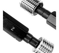 Jauge de filetage Mer-cury en acier for main gauche, 1 pièce, 6H M8 M10 M11 M12 M14 M15 M16 M18 M20 M30 M40 - M60, Distance de filetage 1.5 1(M11X1L 6H)