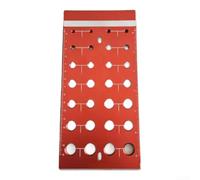 Jauge de filetage métrique, ensemble de 32 pièces, outil de mesure d'écrous et de boulons, identifie les tailles de 4 à 14 mm, marquages clairs pour une correspondance rapide, essentiel pour le