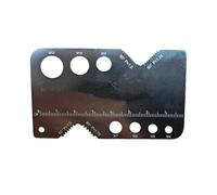 Jauge De Filetage | Outil de Mesure de Précision en Acier Inoxydable - Jauge de Mesure de Diamètre pour Boulons et Vis,Pour Techniciens Mécaniciens Plomberie Travail Du Métal Menuiserie Atelier Indust