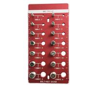 Jauge De Filetage Pour Boulons - Identifiant d'Alliages d'Aluminium,Identificateur de Filetage pour Boulons - pour Réparation Automobile, Usinage, Entretien Voiture, Camion, Travail des Métaux,