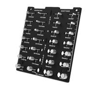 Jauge de filetage - Testeur de jauge de taille d'écrous métriques et impériaux - Règle de mesure des vis | Pour la construction, la plomberie, l'ingénierie et l'entretien à domicile